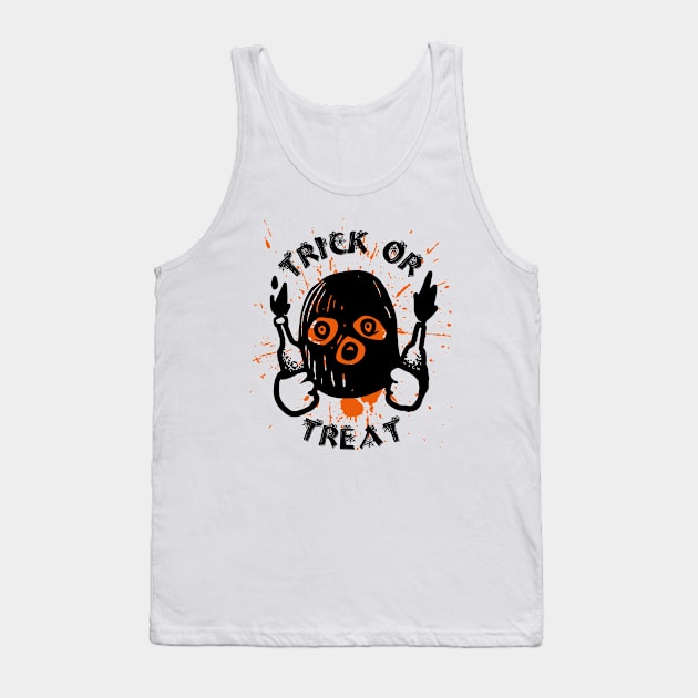 Halloween Trick Or Treat Horror Molotov Tank Top by TEEWEB